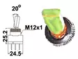 VIPUK.KOKOVÄR.VIH 0-1 LED - Yleisosat ja tarvikkeet - 53746 - 1