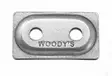 Woodys Tupla Prikka 12kpl Digger Alumiini - Moottorikelkan Nastat - 76996 - 1