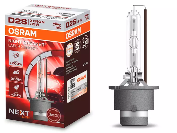 =10-66240XN2 OSRAM D2S XENARC NIGHT BREAKER LASER NEXTGEN - Yleisosat ja tarvikkeet - 74597 - 1
