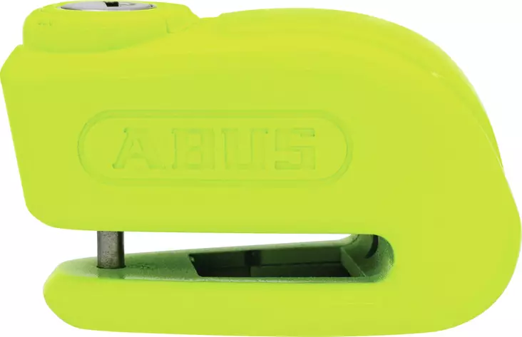 ABUS Jarrulevylukko Trigger Alarm 365 2.0 keltainen - Moottoripyörän Lukot & ketjut - 79807 - 1