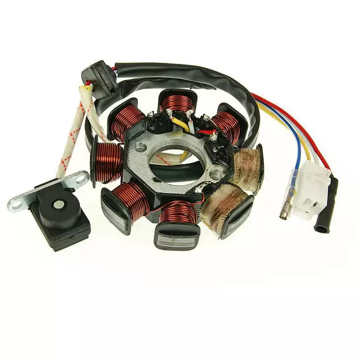 Alakäämi, Kiina-skootterit 4-T 50cc, (2+1+1) - Mopon & Skootterin Staattorit - 98667 - 1