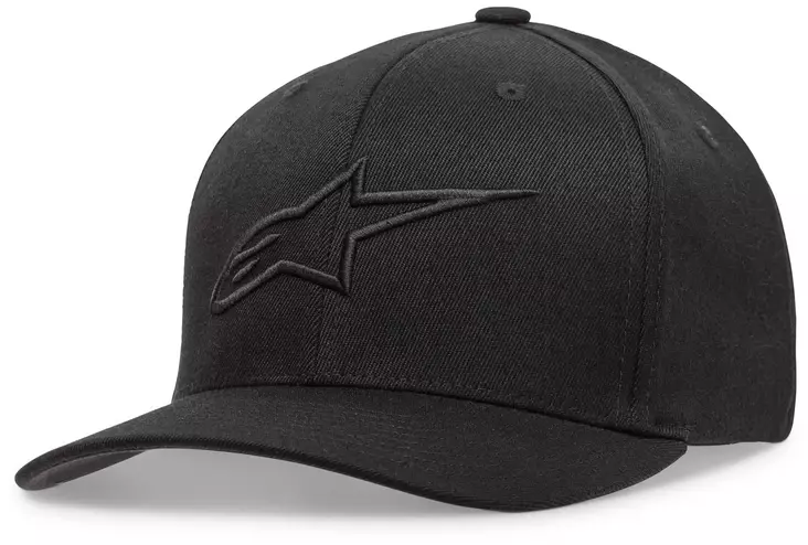Alpinestars Ageless Curve Hat Black/Black S/M - ATV Pipot & lippikset - 102857 - 1