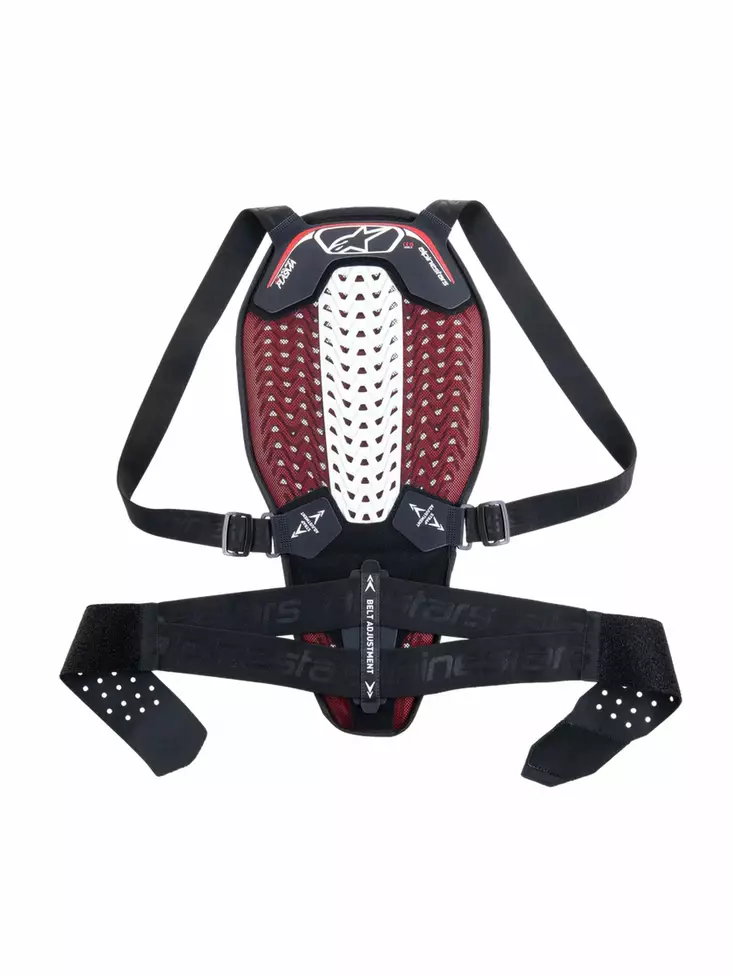 Alpinestars Selkäsuoja Nucleon Plasma Musta/Valkoinen/Punainen XL - MP Selkäsuojat - 86117 - 1