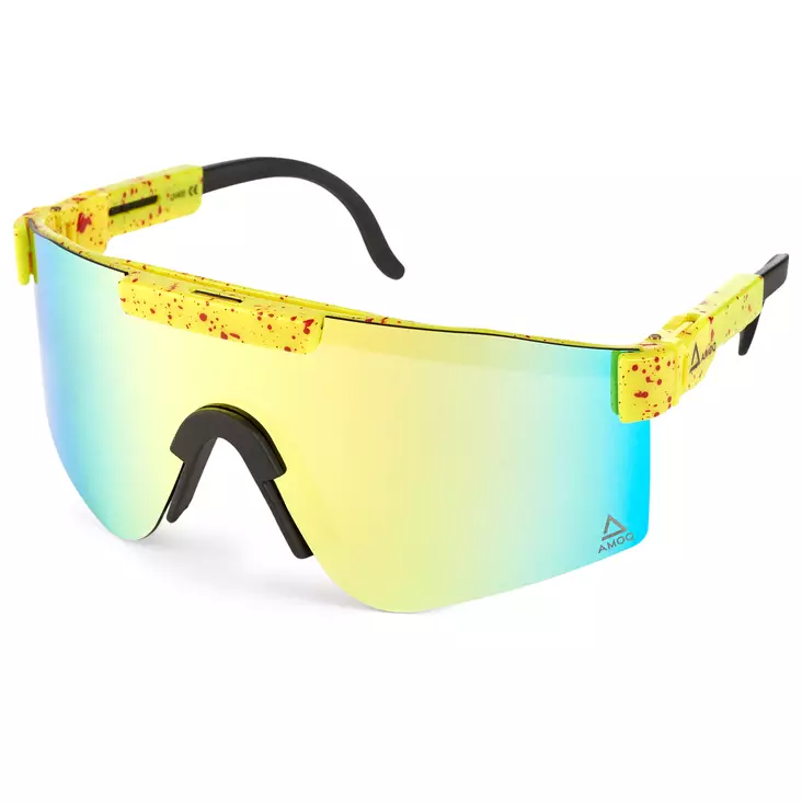 AMOQ Comet Aurinkolasit Yellow Splash - Oranssi Peili - MP Aurinkolasit - 72997 - 1
