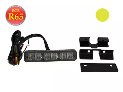 AXIXTECH MS6 KELTAINEN LED-VAROITUSVILKKU JALALLA - Yleisosat ja tarvikkeet - 51987 - 1