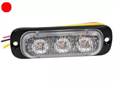 AXIXTECH ST3 PUNAINEN LED-TASOVILKKU 3-LED - Yleisosat ja tarvikkeet - 52217 - 1
