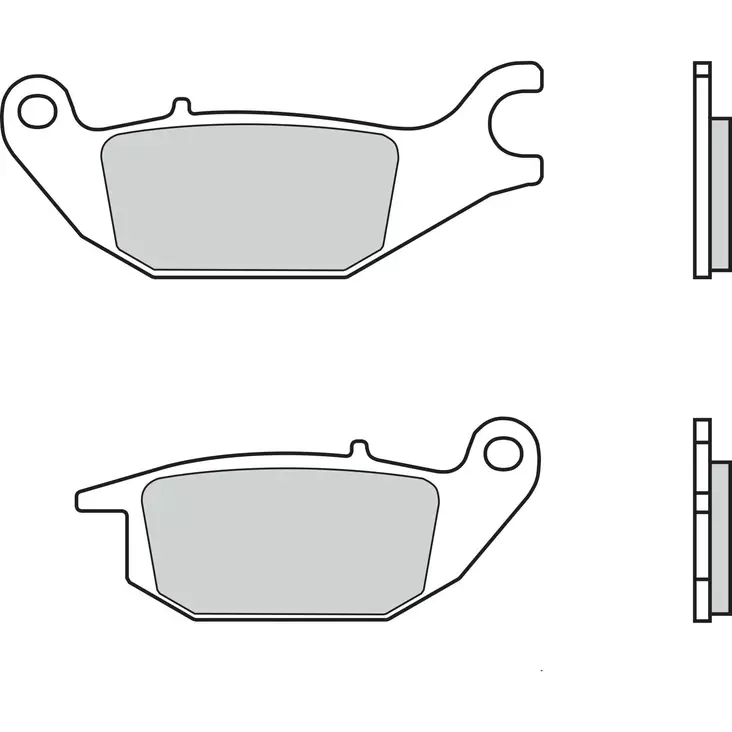 Brembo Jarrupalat Carbon-Ceramic - Moottoripyörän Jarrupalat - 103287 - 1