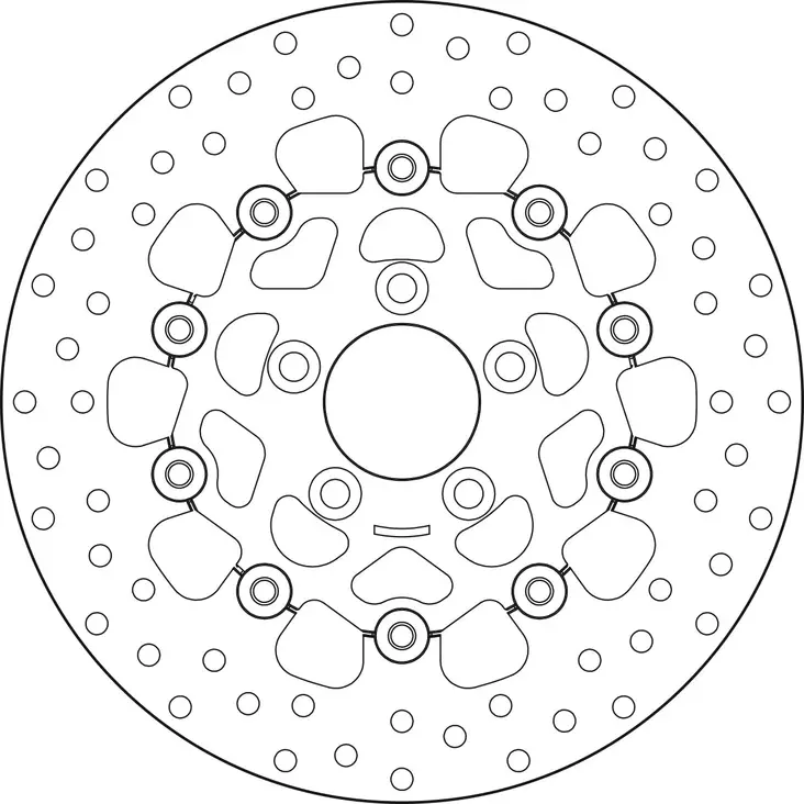 Brembo Serie Oro jarrulevy kelluva - Moottoripyörän Jarrulevyt - 103127 - 1