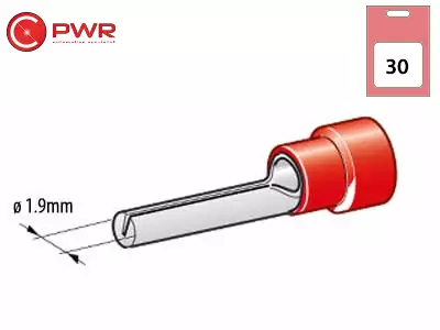 C-PWR PIIKKILIITTIMET PUN 30KPL 1.9/23MM - Yleisosat ja tarvikkeet - 42687 - 1