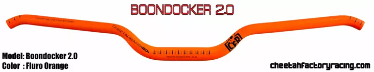 CFR Boondocker Ohjaustanko 2.0 Fluro oranssi - Moottorikelkan Ohjaustangot - 92697 - 1
