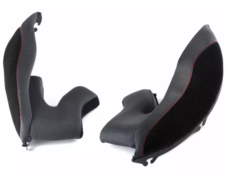 CKX Titan Airflow Cheek Pads 30mm & Neck Curtain L (XS-L) - Moottorikelkan Poskipalat & Sisustat - 108627 - 1