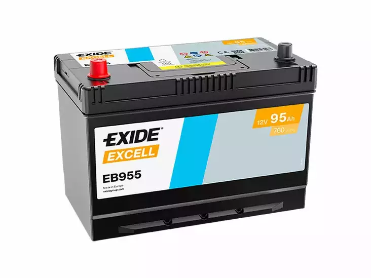 EB955 EXIDE EXCELL 95AH 306X173X222 +/- 760A - Yleisosat ja tarvikkeet - 45617 - 1