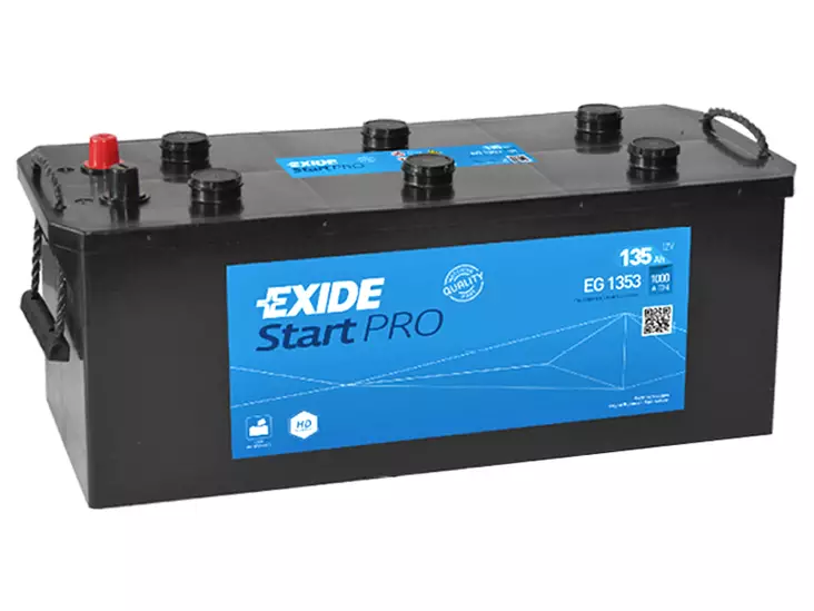 EG1353 EXIDE HD PRO 135AH 514X218X210 +/- 1000A - Yleisosat ja tarvikkeet - 45367 - 1
