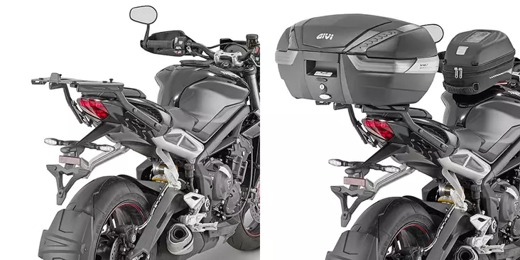 Givi Specific Monorack arms STREET TRIPLE 765 (17-18) - Moottoripyörän Laukkujen kiinnityssarjat & tavaratelineet - 113247 - 1