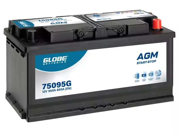 GLOBE AGM 95AH 353X175X190 -/+ 850A EN - Yleisosat ja tarvikkeet - 46757 - 1