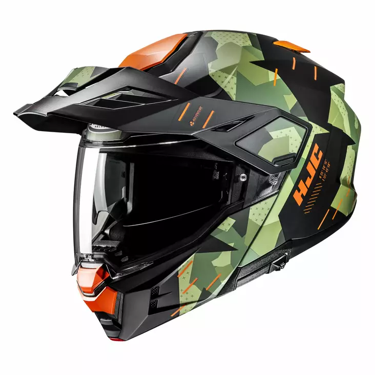 HJC Kypärä i80 Roki Musta/Vihreä/Oranssi MC47SF L - MP Umpikypärät - 82887 - 1