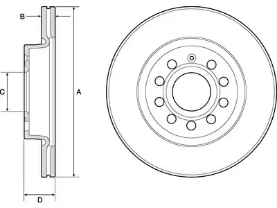 JARRULEVY DELPHI, 2 KPL / PKT, ETU, AUDI / SEAT / SKODA / VOLKSW - Yleisosat ja tarvikkeet - 15267 - 1