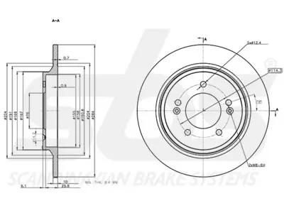 JARRULEVY SBS, 2 KPL/PKT, TAKA, HYUNDAI, KIA - Yleisosat ja tarvikkeet - 20757 - 1