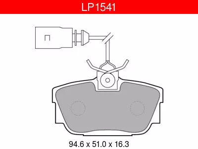 JARRUPALASARJA DELPHI TAKA, VW - Yleisosat ja tarvikkeet - 9707 - 1