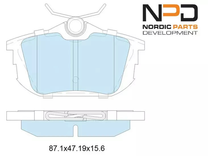 JARRUPALASARJA NPD TAKA, MITSUBISHI, VOLVO - Yleisosat ja tarvikkeet - 14957 - 1