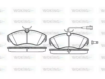 JARRUPALASARJA # WOKING ETU, CITROEN, FIAT, PEUGEOT - Yleisosat ja tarvikkeet - 6737 - 1