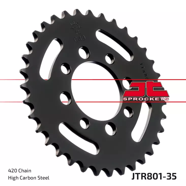 JT Takaratas JTR801.35 - Moottoripyörän Ketjut & rattaat - 99907 - 1