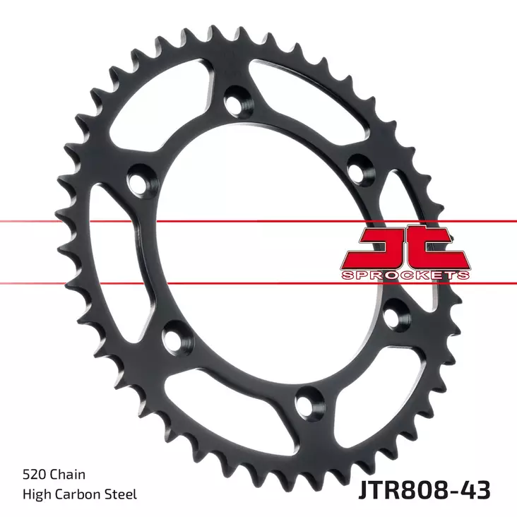JT Takaratas JTR808.43 - Moottoripyörän Ketjut & rattaat - 99347 - 1