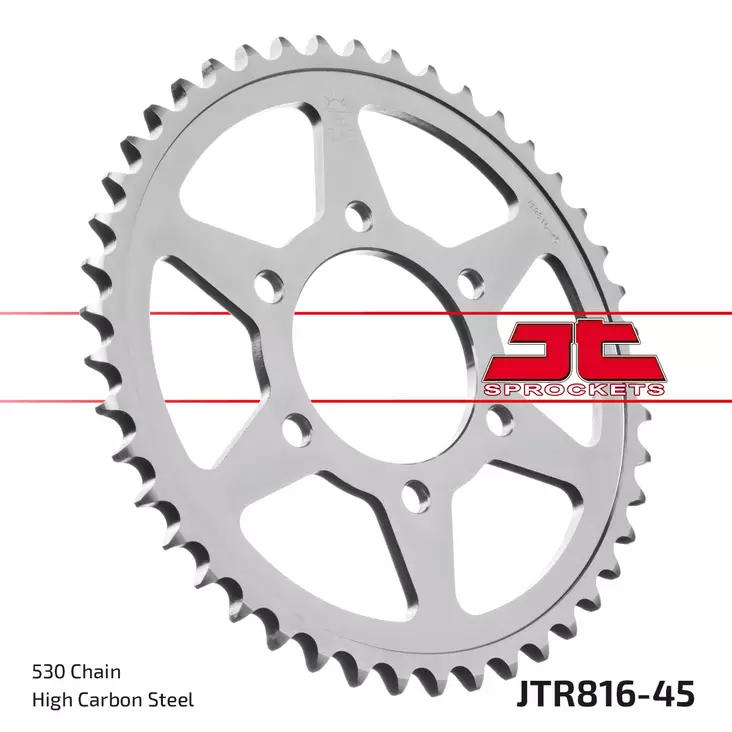 JT Takaratas JTR816.45 - Moottoripyörän Ketjut & rattaat - 99477 - 1