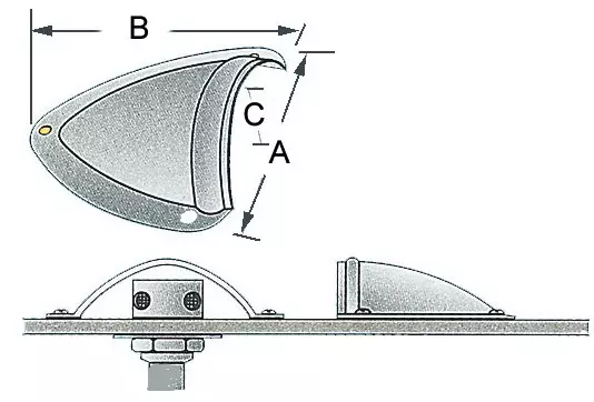 Läpivientisuoja SS - Veneen Läpivienti - 67957 - 1