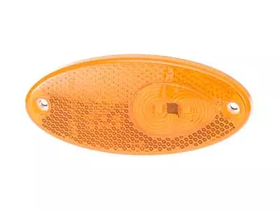LED-ÄÄRIVALO KELT 12V 0,5M OVAALI RUUVI - Yleisosat ja tarvikkeet - 16027 - 1