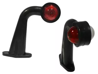 LED-ÄÄRIVALO KUMIVARSI O/V 10-30V 90AST PUN/VALK - Yleisosat ja tarvikkeet - 50357 - 1