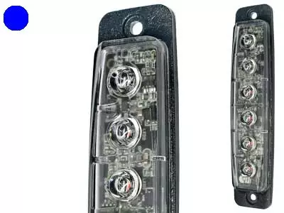 LED-MAJAKKA/VAROITUSVALO SININEN PYSTY # - Yleisosat ja tarvikkeet - 37867 - 1