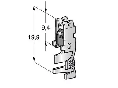 LIITIN UNI F630 CLIP 4-6MM2 - Yleisosat ja tarvikkeet - 69847 - 1
