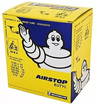 Michelin Scooter Tube 4.00-10, 4.50-10, 5.00-10, 130/90-10 - Mopon & Skootterin Sisärenkaat & mousset - 102067 - 1