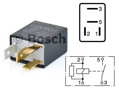 MIKRORELE BOSCH 12V 30A VASTUKSELLA - Yleisosat ja tarvikkeet - 77687 - 1