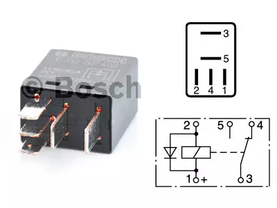 MIKRORELE BOSCH 24V 10A DIODI - Yleisosat ja tarvikkeet - 76827 - 1