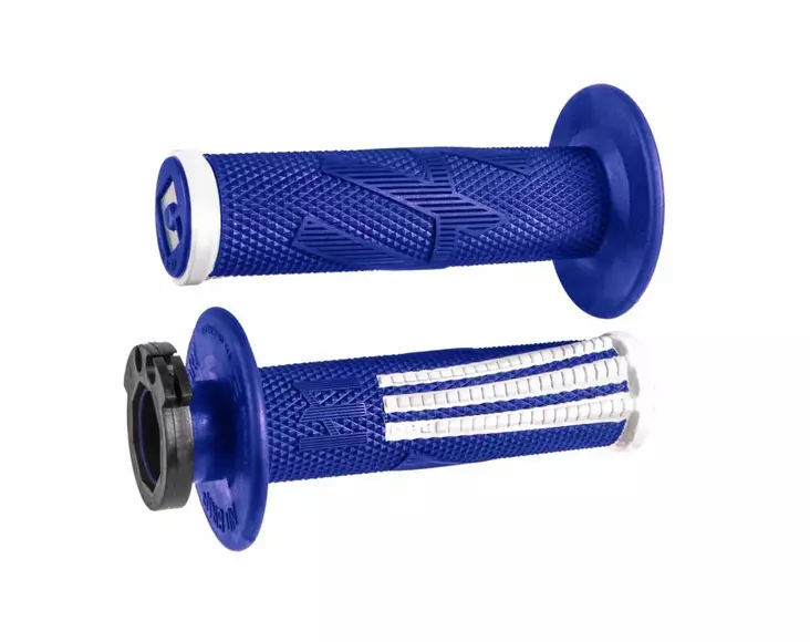 ODI EMIG PRO V2 Lock-On Grip BLUE / White - Moottoripyörän Ohjaus & hallinta - 69377 - 1