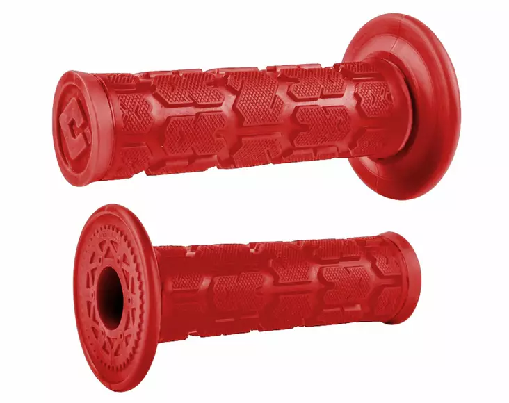 ODI Glue-On Grip Rogue MX Single-Ply Grip Bright Red - Moottoripyörän Ohjaus & hallinta - 80647 - 1