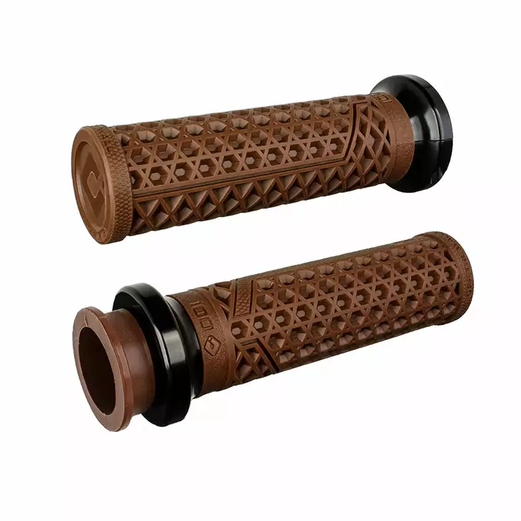 ODI Street Grips V-TWIN Lock-On VANS Signature-Indian TBW BROWN/Black - Moottoripyörän Ohjaus & hallinta - 80747 - 1