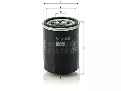 ÖLJYNSUODATIN MANN, FIAT - Yleisosat ja tarvikkeet - 64527 - 1