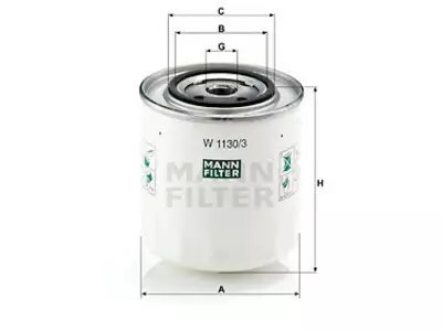 ÖLJYNSUODATIN MANN, VOLVO - Yleisosat ja tarvikkeet - 64607 - 1