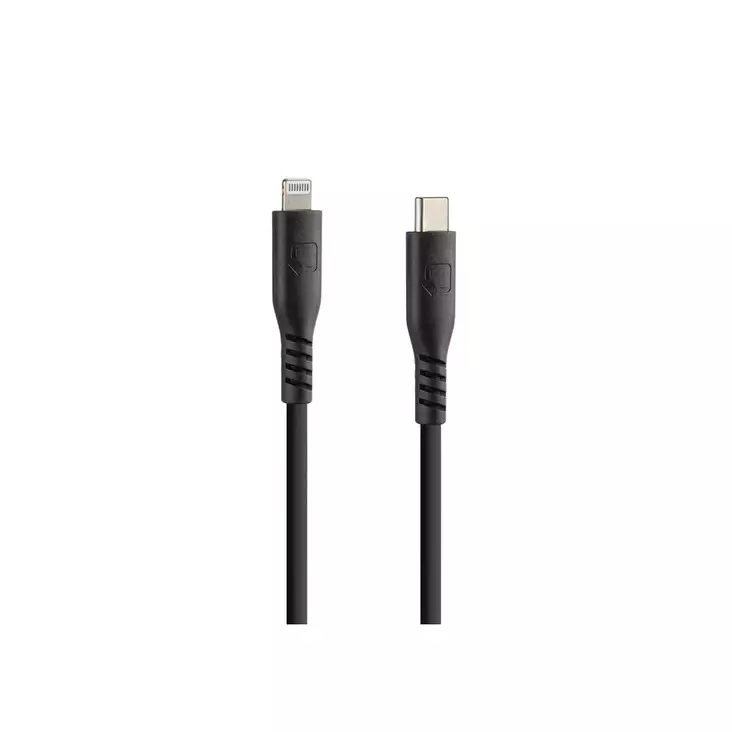 Optiline Pro, Silicon cable Usb Type C > Apple 8 Pin - 60 cm 91784 - Moottoripyörän GPS & navigointi - 85787 - 1