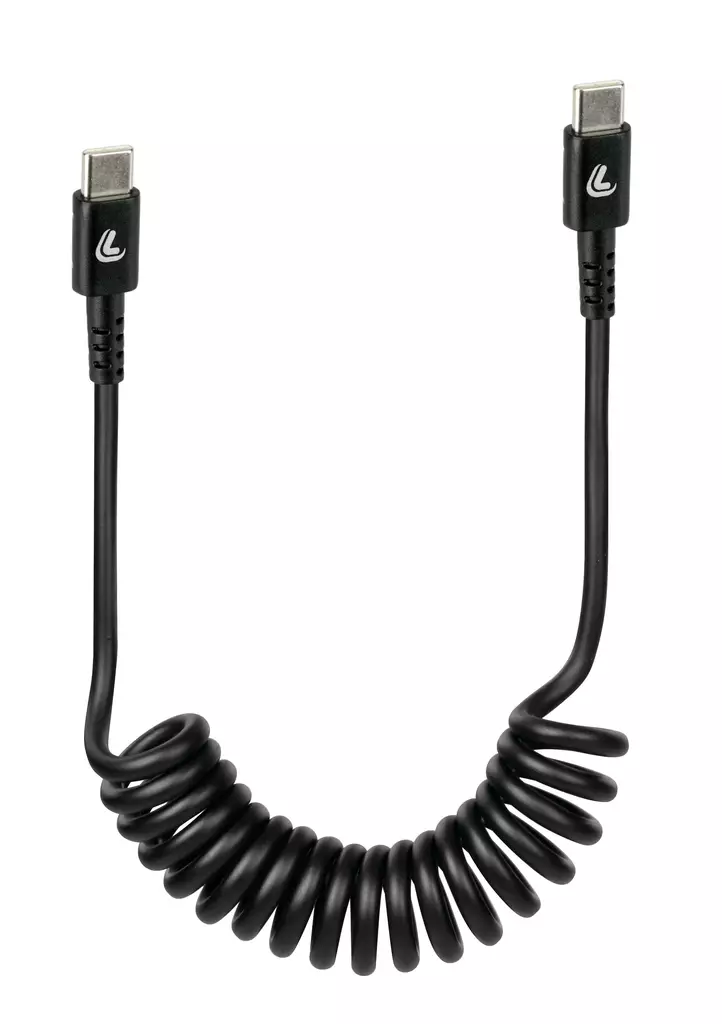 Optiline Usb-C to Usb-C 1M Recoile Cable 38707 - Moottoripyörän GPS & navigointi - 98337 - 1
