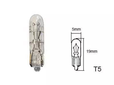 POLTTIMO 12V 0,4W T5 LASI - Yleisosat ja tarvikkeet - 69467 - 1