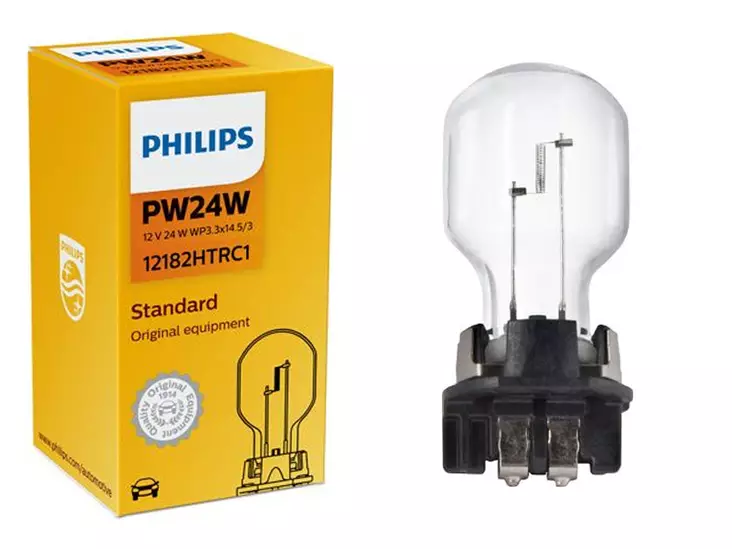 POLTTIMO PHILIPS 12V PW24W WP3,3X14,5/3 - Yleisosat ja tarvikkeet - 73697 - 1