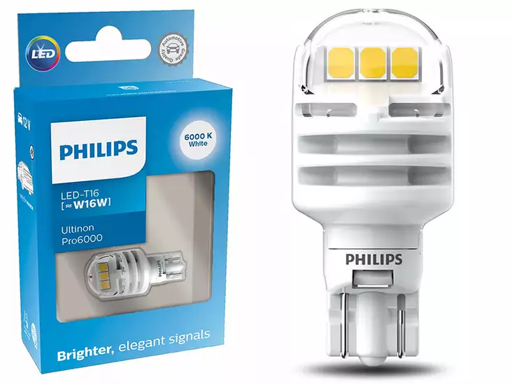 POLTTIMO # PHILIPS LED W16W 12V VALK. PRO6000 - Yleisosat ja tarvikkeet - 75767 - 1