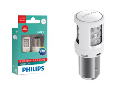 POLTTIMOPARI PHILIPS P21/5 LED RED 11499 ULR 12V X2 - Yleisosat ja tarvikkeet - 73667 - 1