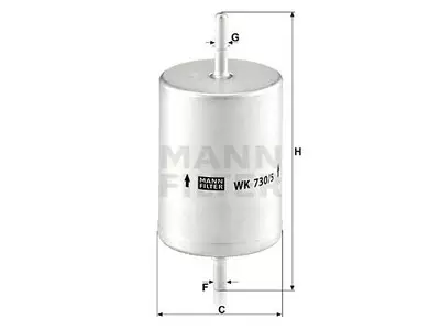 POLTTOAINESUODATIN MANN, FORD - Yleisosat ja tarvikkeet - 63797 - 1