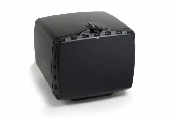 Puig Mega Box With Lock C/Black - Moottoripyörän Kovat laukut - 97087 - 1