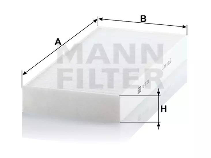 RAITISILMASUODATIN MANN - Yleisosat ja tarvikkeet - 65337 - 1
